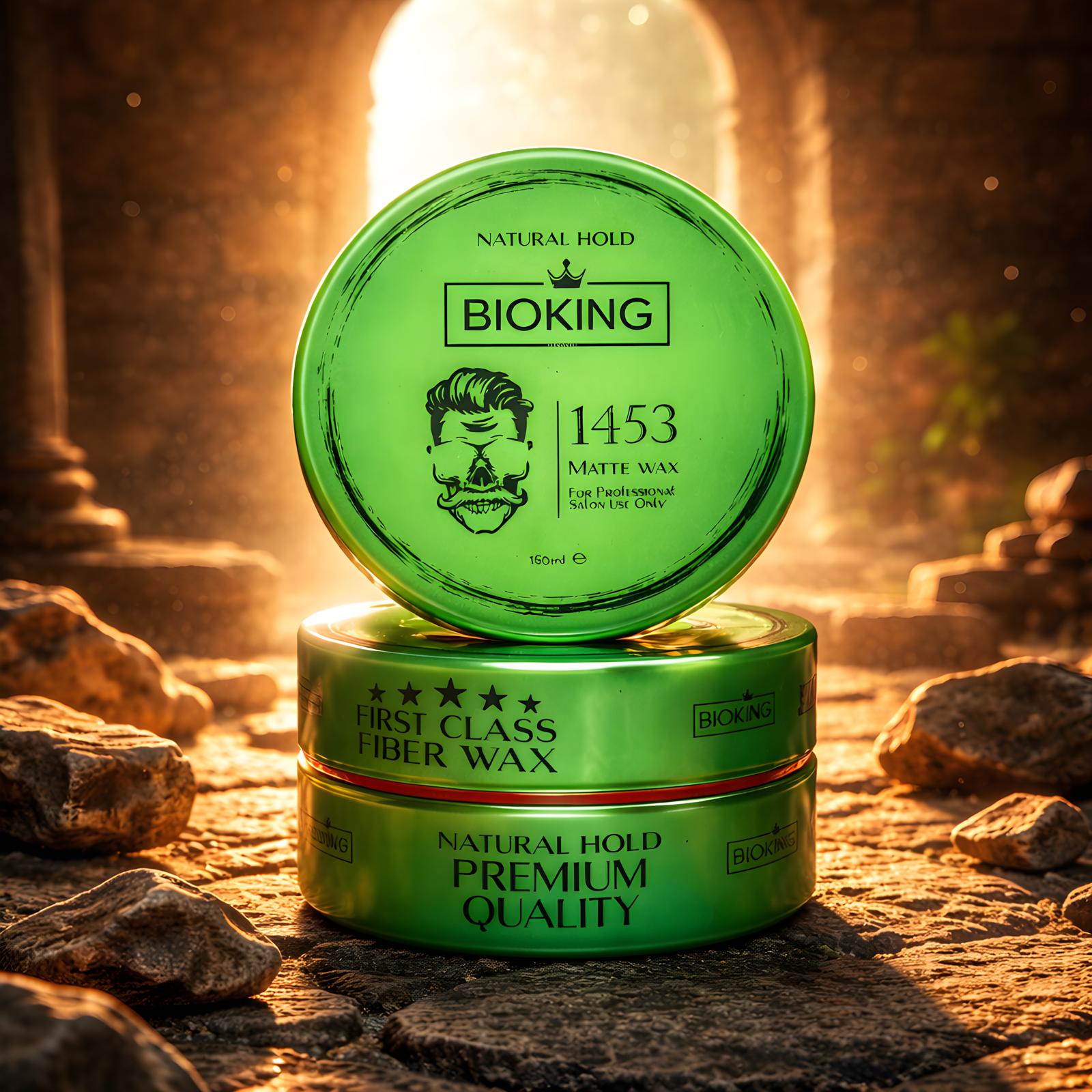 Bioking Wax 1453 Natural Hold Matte (Yeşil)