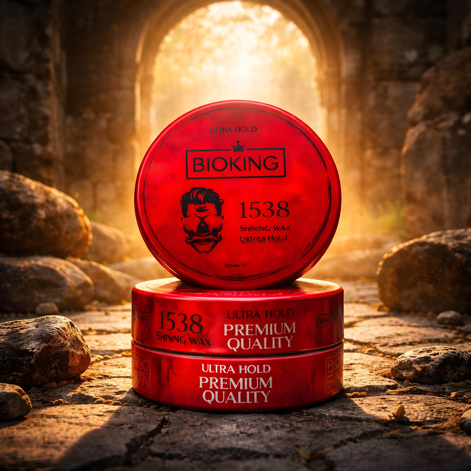 Bioking Wax 1538 Ultra Hold Shining (Kırmızı)